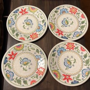 4 Threshold Melamine Plates